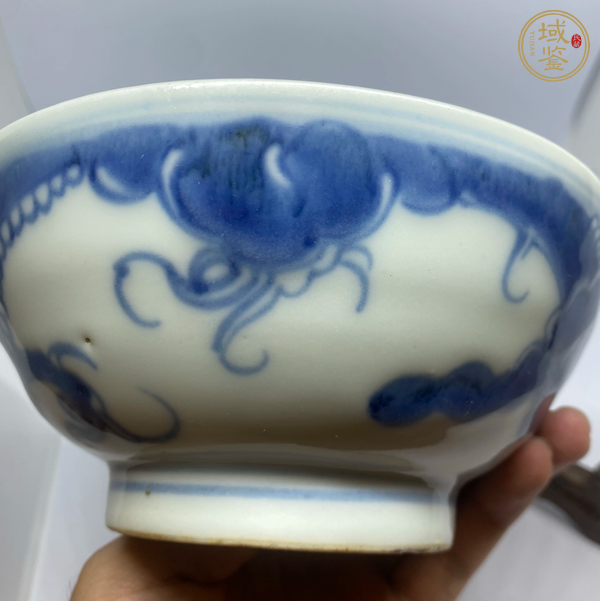 古玩陶瓷龍紋青花碗真品鑒賞圖