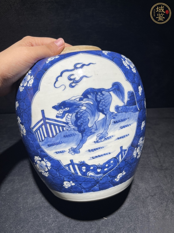 古玩陶瓷青花罐真品鑒賞圖