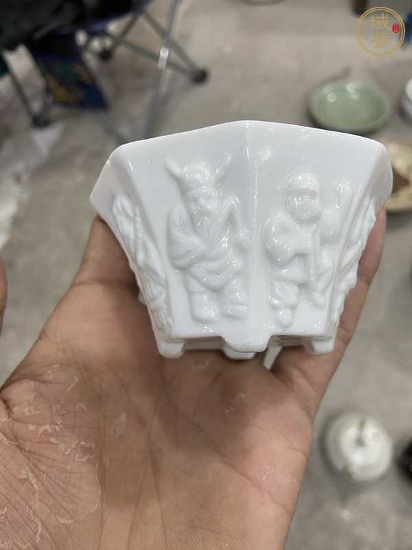 古玩陶瓷德化窯杯真品鑒賞圖