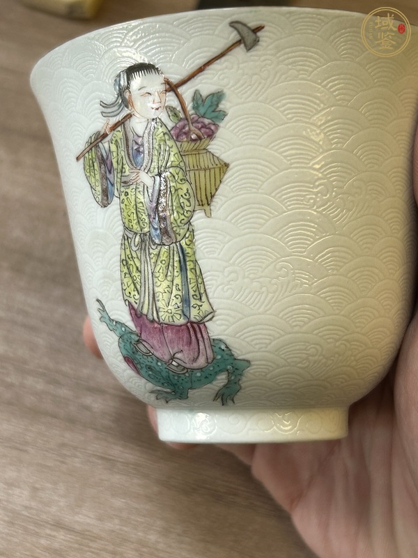 古玩陶瓷粉彩杯真品鑒賞圖