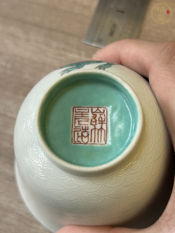 古玩陶瓷粉彩杯真品鑒賞圖