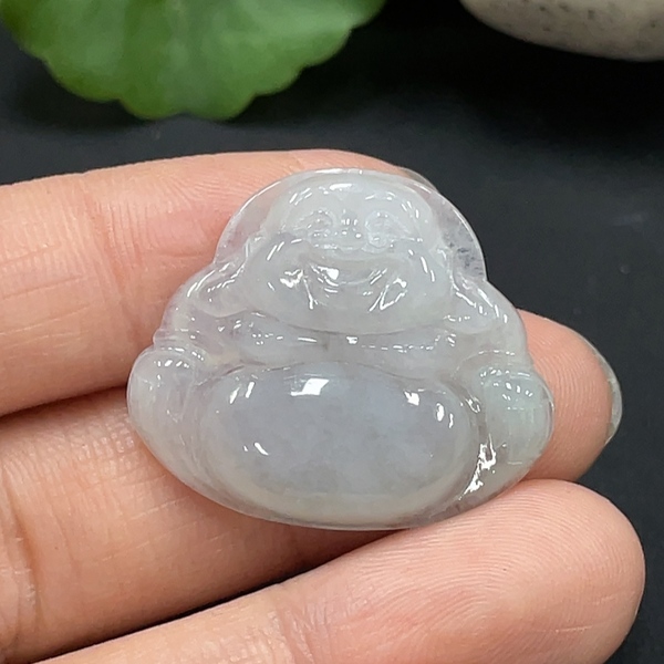 古玩玉器42天然翡翠彌勒佛墜拍賣,當前價格298元