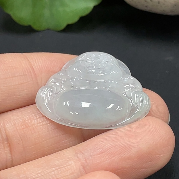 古玩玉器42天然翡翠彌勒佛墜拍賣,當前價格298元