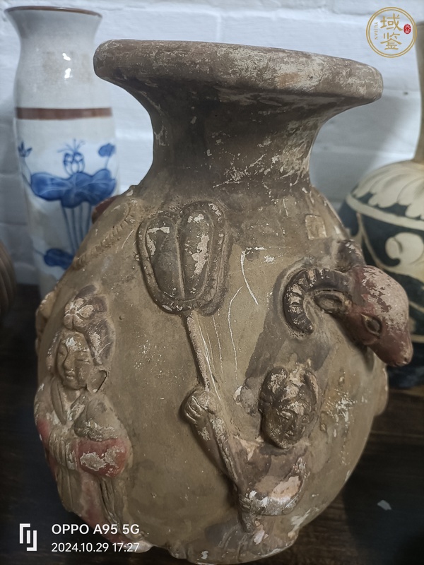 古玩陶瓶真品鑒賞圖