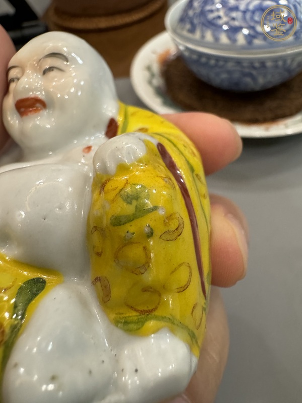 古玩陶瓷彌勒佛塑像真品鑒賞圖