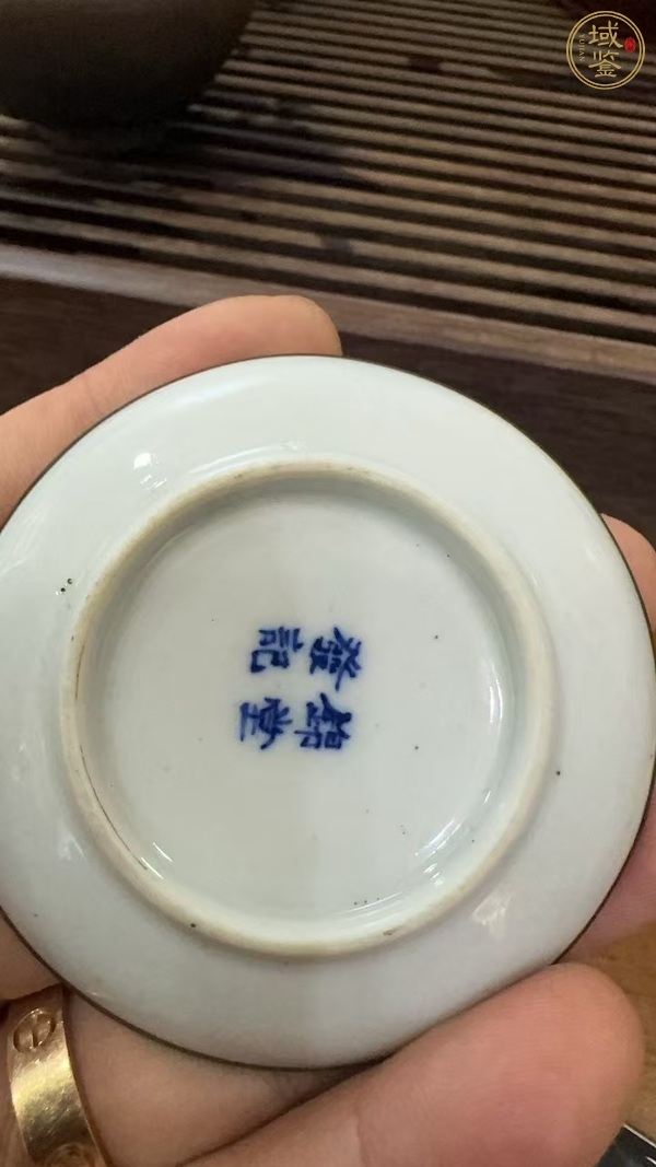 古玩陶瓷青花龍紋杯真品鑒賞圖