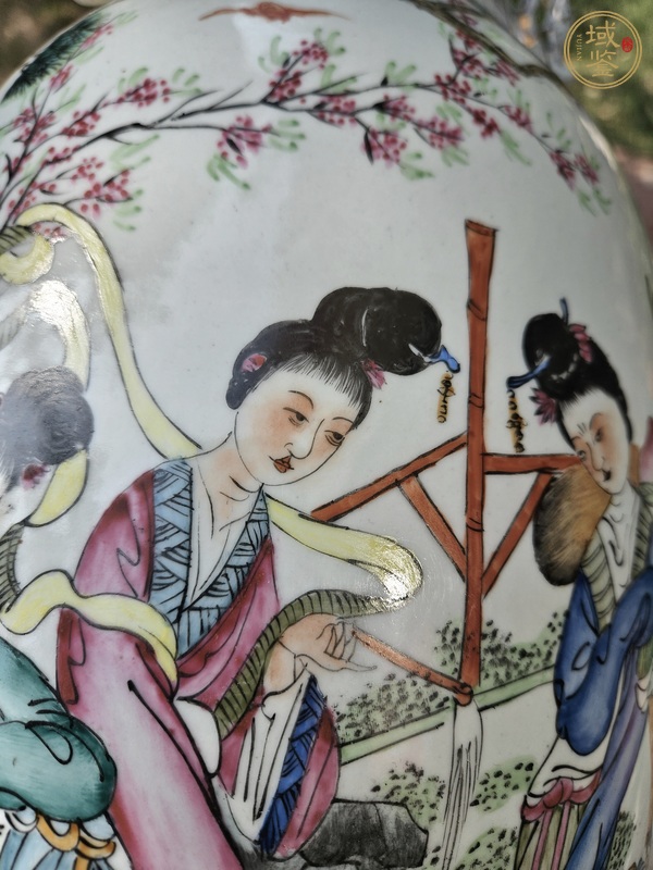 古玩陶瓷粉彩瓶真品鑒賞圖