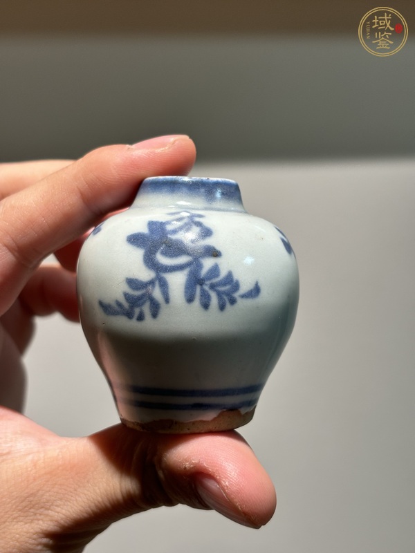 古玩陶瓷青花水盂真品鑒賞圖