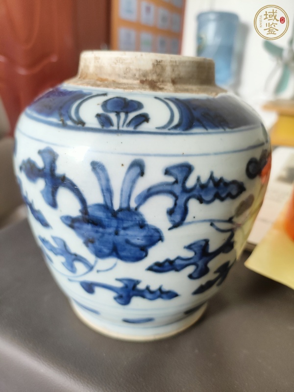 古玩陶瓷青花罐真品鑒賞圖