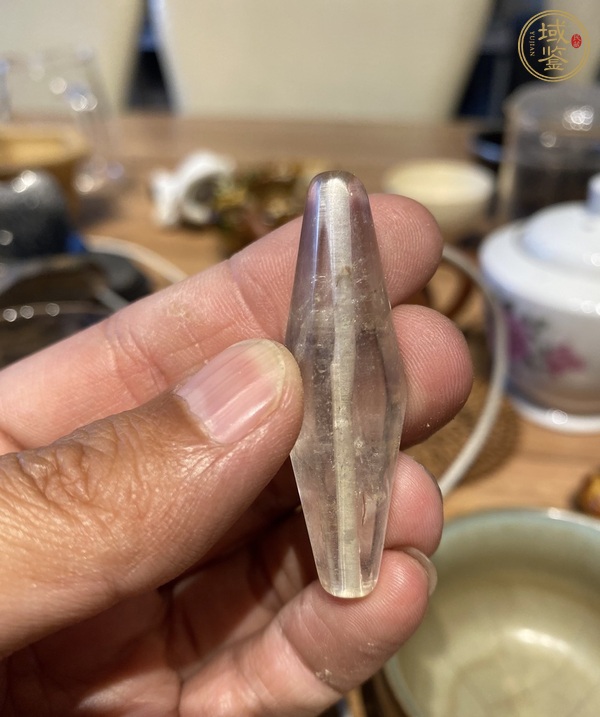 古玩玉器水晶管珠真品鑒賞圖