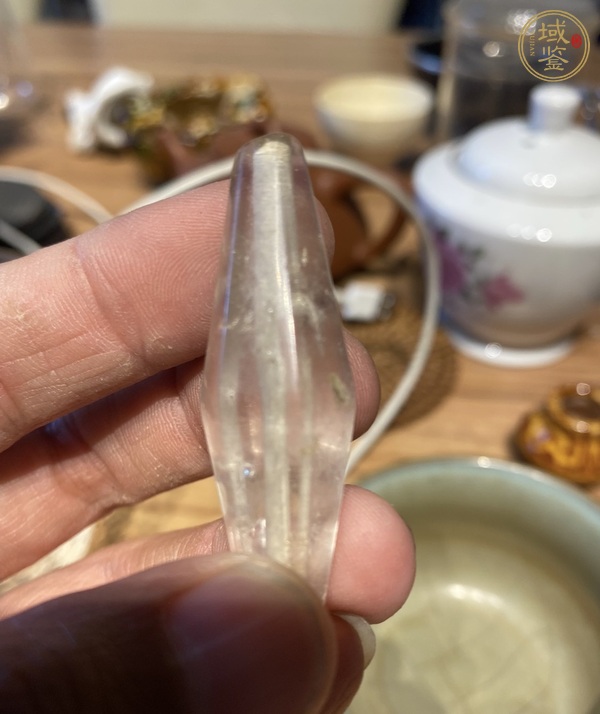 古玩玉器水晶管珠真品鑒賞圖