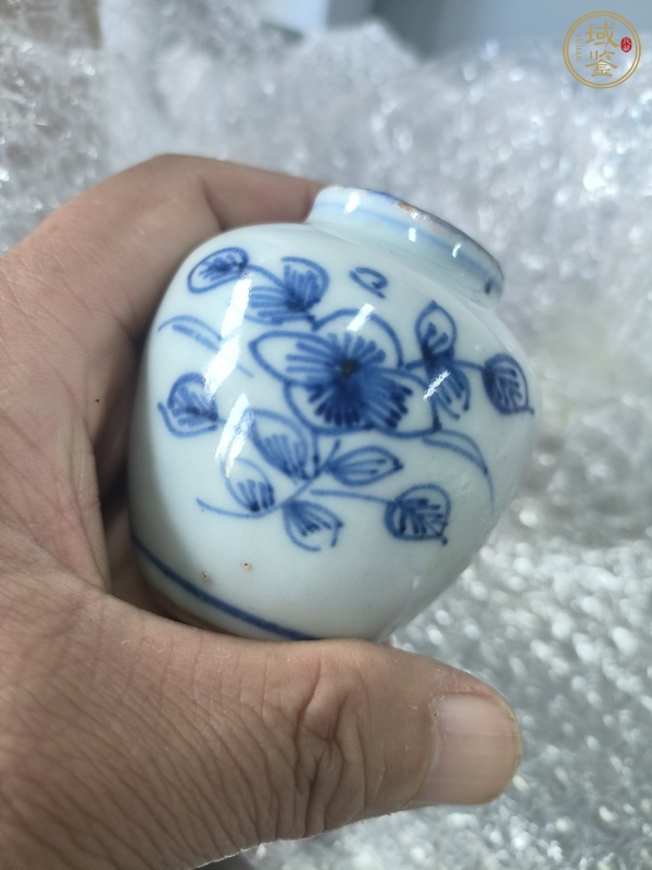 古玩陶瓷青花水盂真品鑒賞圖