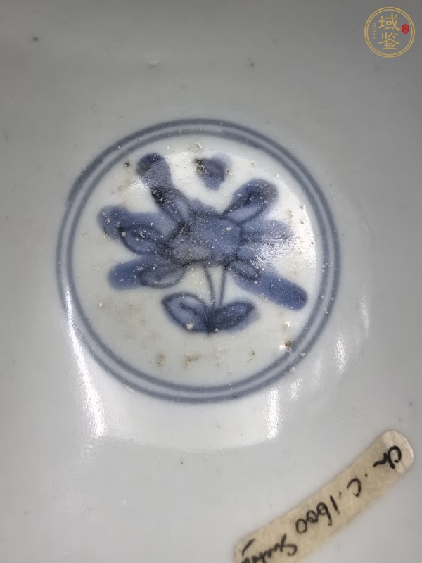 古玩陶瓷青花花鳥紋茶碗真品鑒賞圖