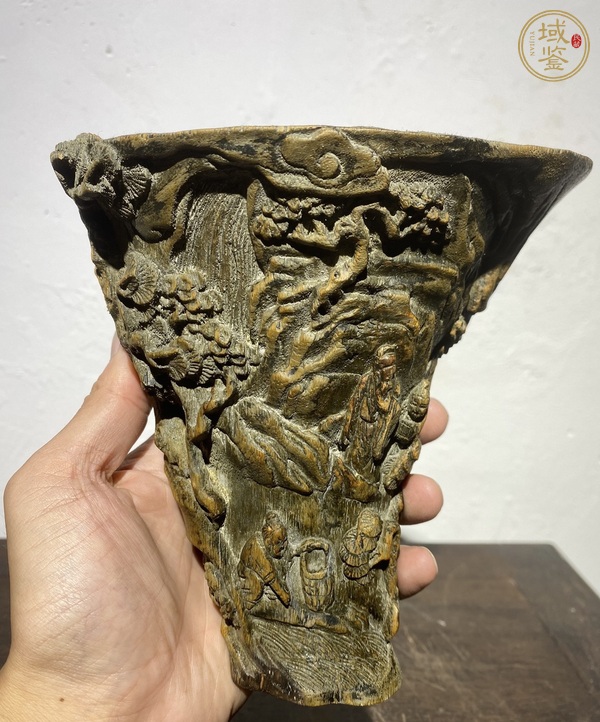 古玩雜項(xiàng)沉香木杯真品鑒賞圖