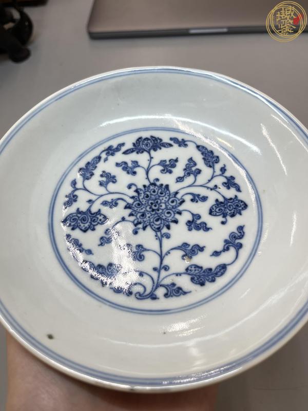 古玩陶瓷青花盤真品鑒賞圖