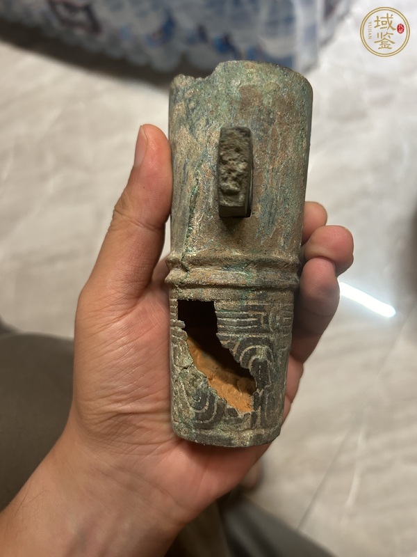 古玩銅器西周青銅車軎真品鑒賞圖