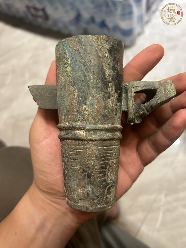 古玩銅器西周青銅車軎真品鑒賞圖