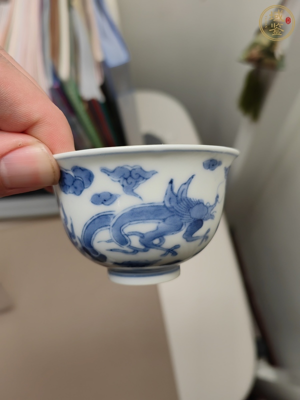 古玩陶瓷青花杯真品鑒賞圖