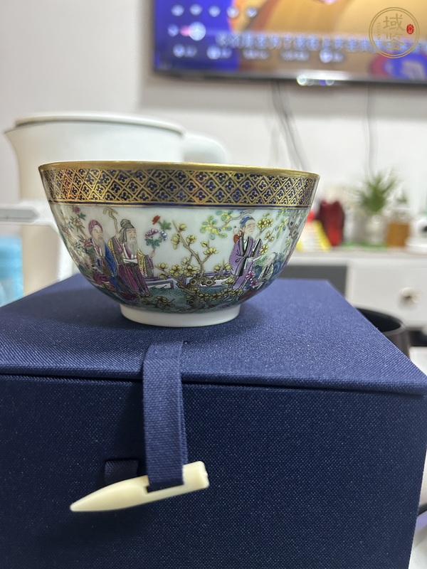 古玩陶瓷十二花神碗真品鑒賞圖