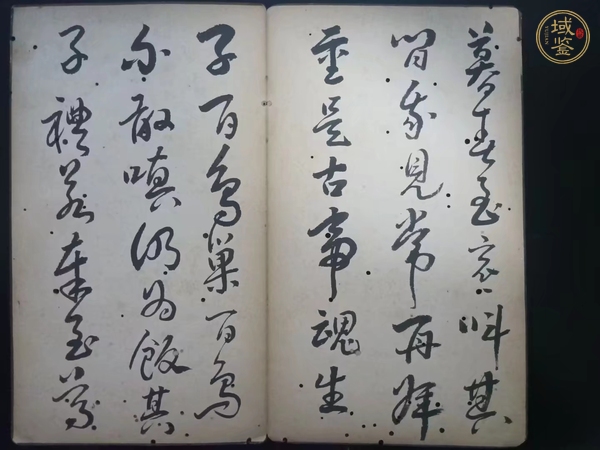 古玩字畫枝山款書法冊頁真品鑒賞圖