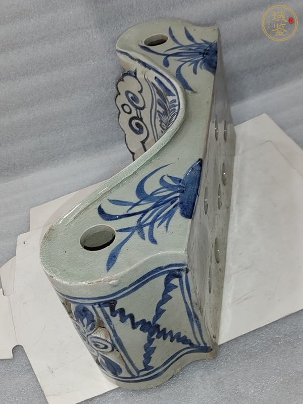 古玩陶瓷青花瓷枕真品鑒賞圖