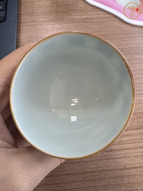 古玩陶瓷明治青花杯真品鑒賞圖