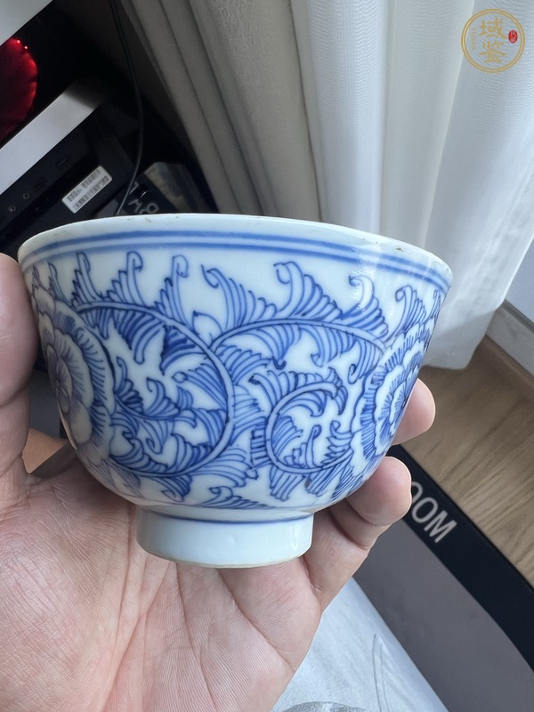 古玩陶瓷青花杯真品鑒賞圖