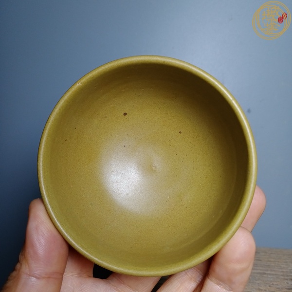 古玩陶瓷磁州窯茶葉末釉茶碗真品鑒賞圖