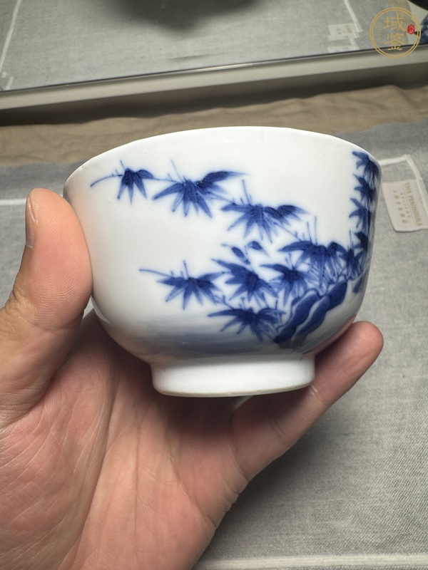 古玩青花杯真品鑒賞圖