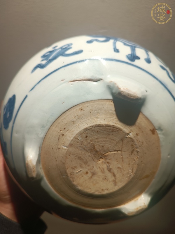 古玩陶瓷康熙青花香爐真品鑒賞圖