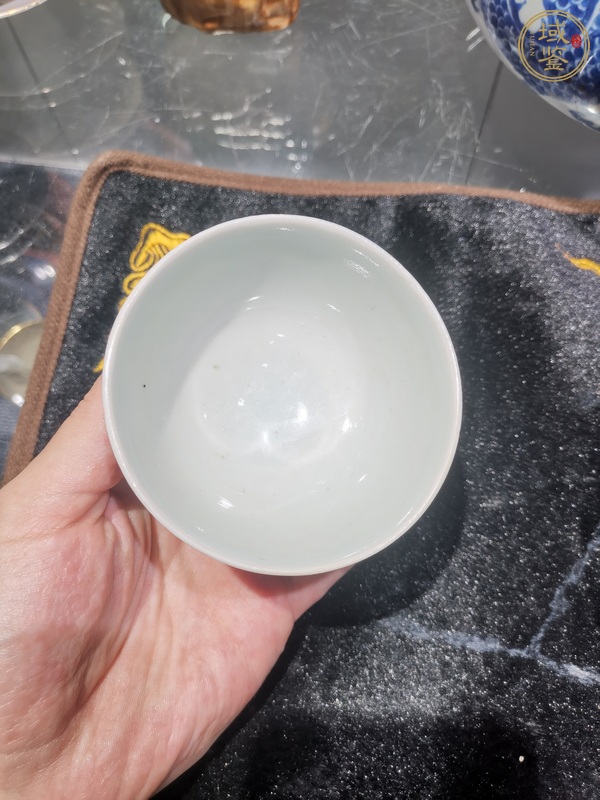 古玩陶瓷青花杯真品鑒賞圖