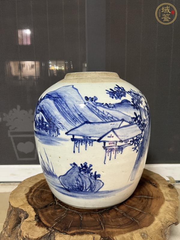 古玩陶瓷青花罐真品鑒賞圖