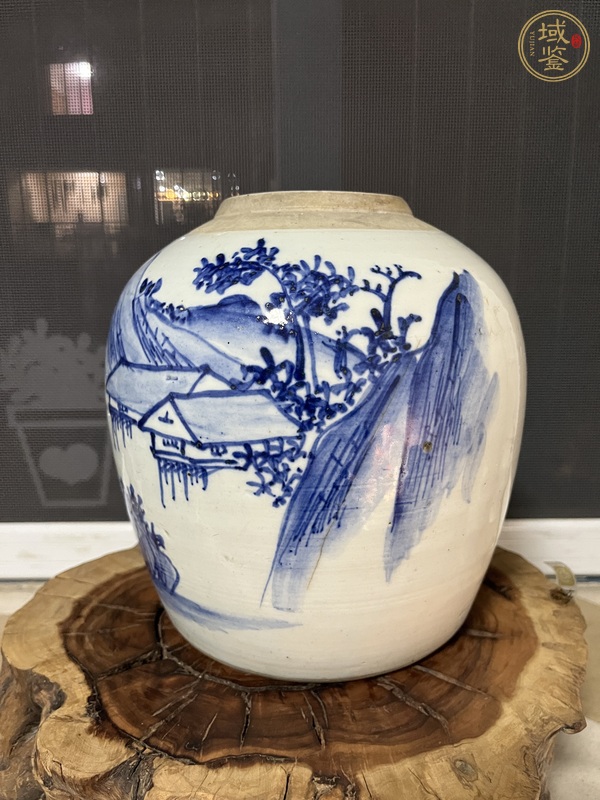 古玩陶瓷青花罐真品鑒賞圖