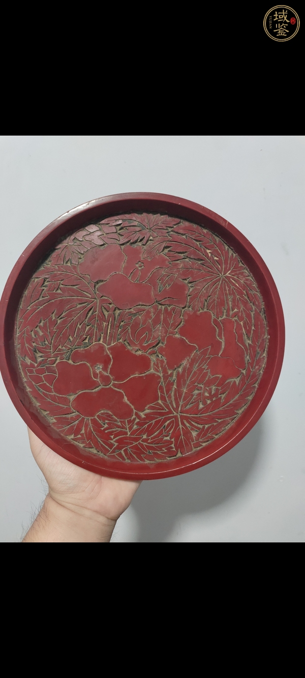 古玩雜項(xiàng)漆雕盤真品鑒賞圖