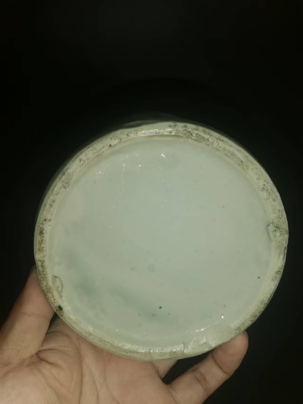 古玩陶瓷粉彩花鳥詩文花觚拍賣,當(dāng)前價(jià)格9988元