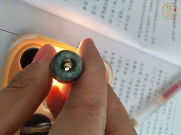 古玩玉器管珠真品鑒賞圖