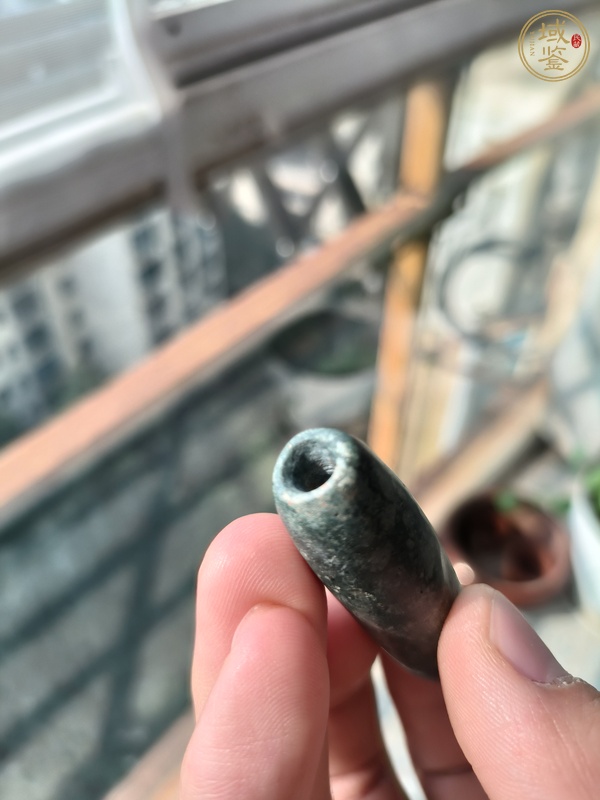 古玩玉器管珠真品鑒賞圖