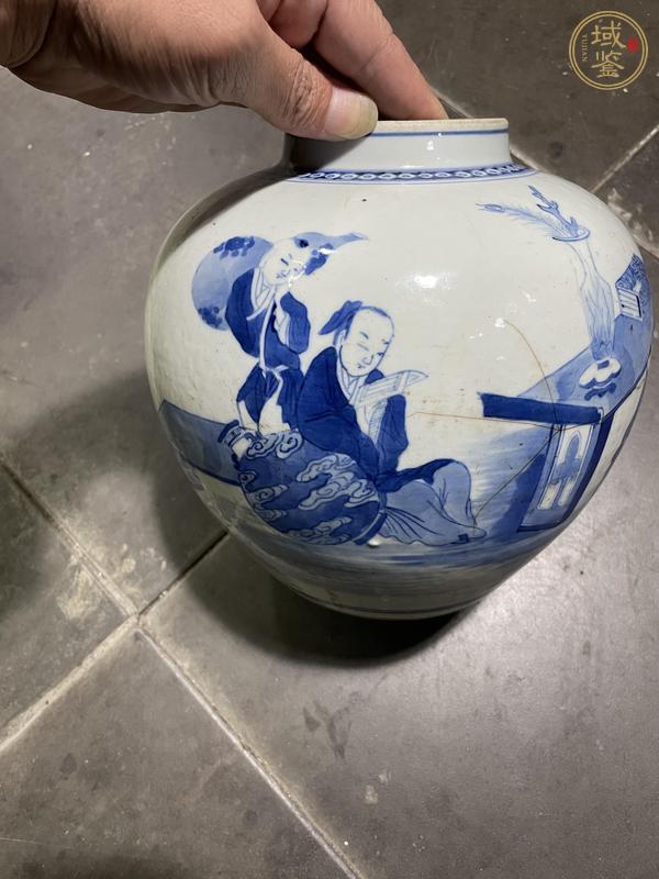 古玩陶瓷青花罐真品鑒賞圖