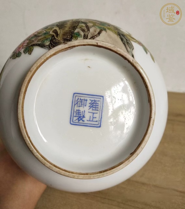 古玩陶瓷花鳥紋瓶真品鑒賞圖