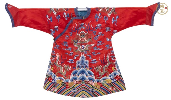 古玩雜項龍紋吉服真品鑒賞圖