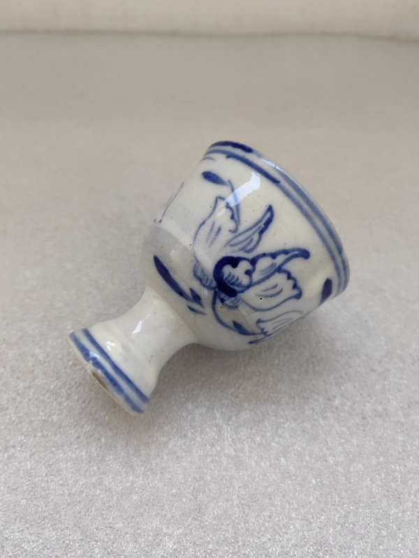 古玩陶瓷青花花卉紋高足杯拍賣,當(dāng)前價(jià)格580元