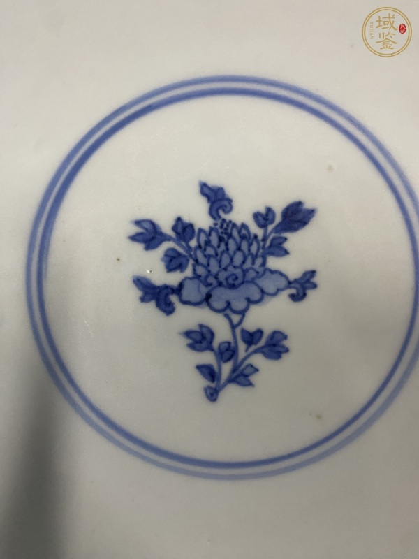 古玩陶瓷青花獅子花紋碗真品鑒賞圖