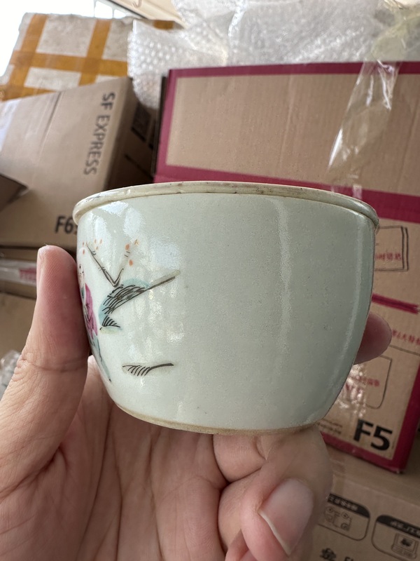 古玩陶瓷粉彩麒麟送子刨花缸拍賣,當前價格1500元