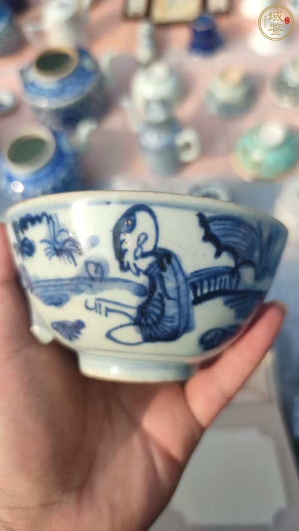 古玩陶瓷青花碗真品鑒賞圖