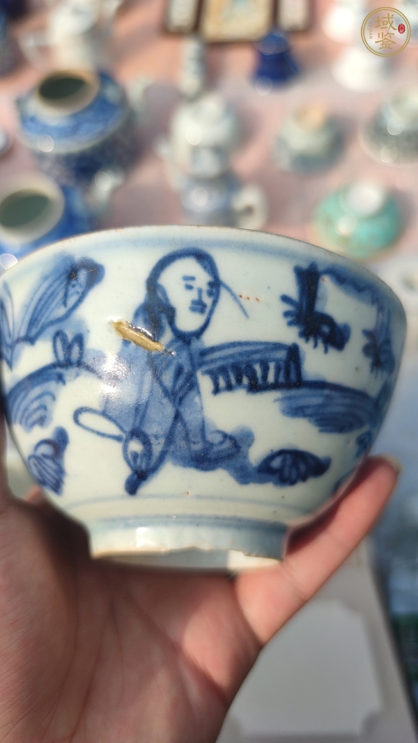 古玩陶瓷青花碗真品鑒賞圖