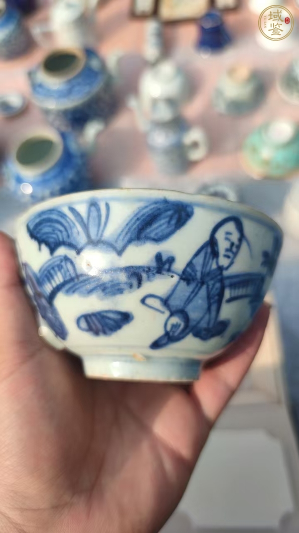 古玩陶瓷青花碗真品鑒賞圖