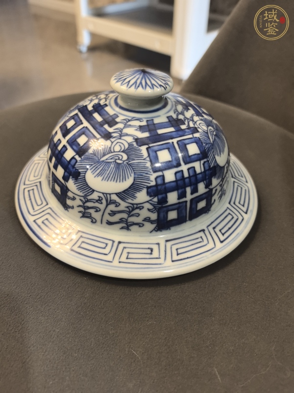 古玩陶瓷青花將軍罐真品鑒賞圖