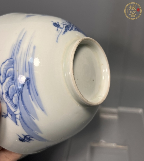 古玩陶瓷青花蓋碗真品鑒賞圖