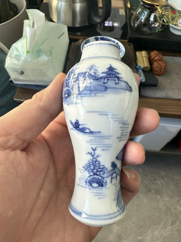 古玩陶瓷青花瓶真品鑒賞圖