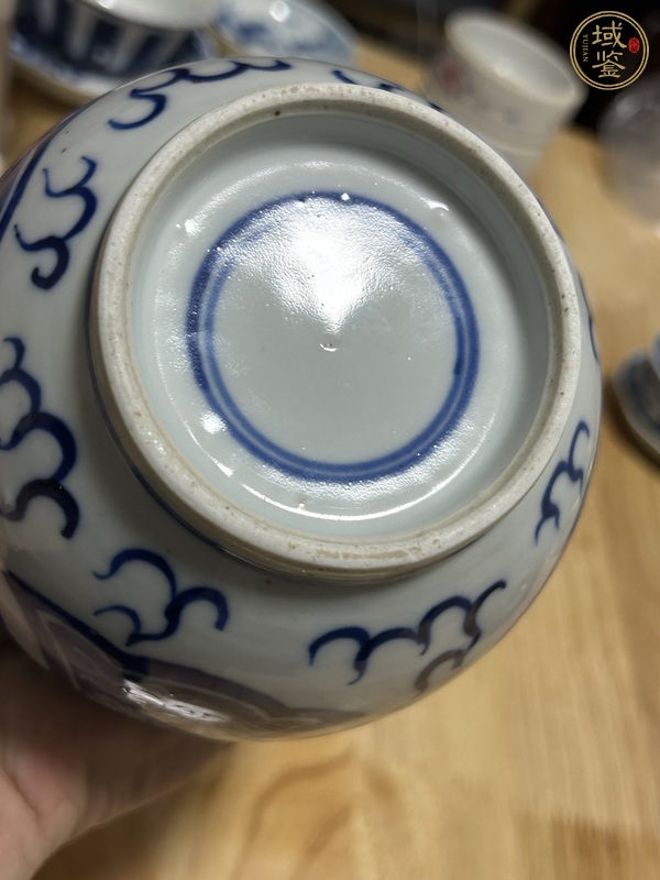 古玩陶瓷青花賞瓶真品鑒賞圖